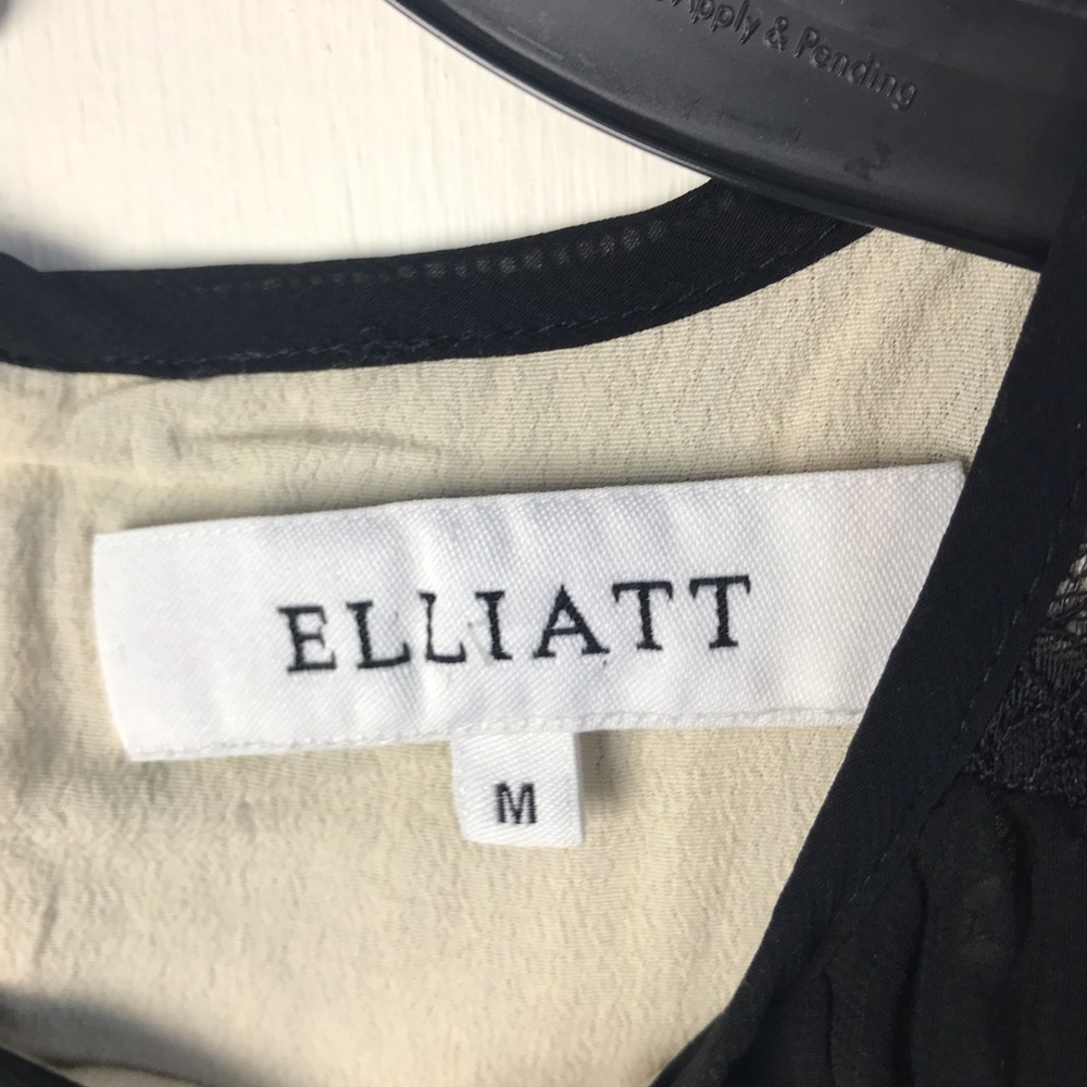 Elliatt Black Pleated Ruffle Cocktail Dress - Picture 4 of 15